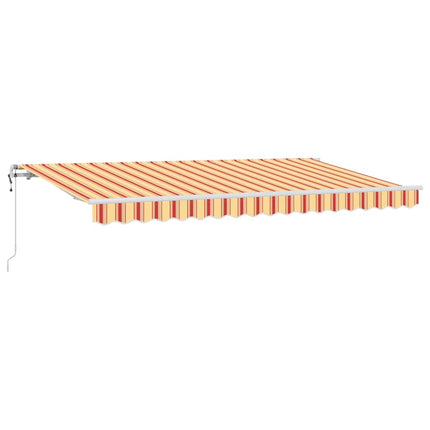 Udtrækkelig markise Gul 400 x 200 cm Stof