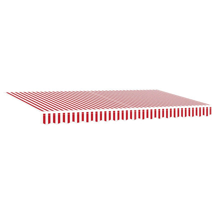 Utrækkelig Markise Rød 400 x 200 cm Stof