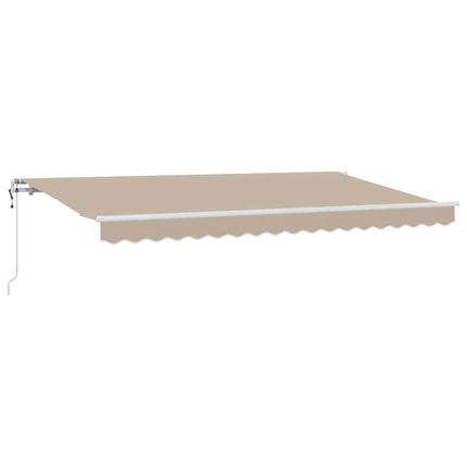 Utrækkelig Markise Beige 400 x 200 cm Stof