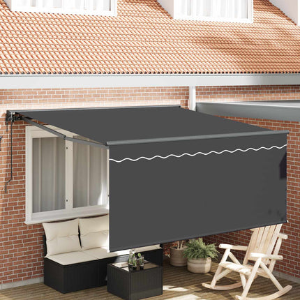 Udtrækkelig markise Antracit 300 x 250 cm