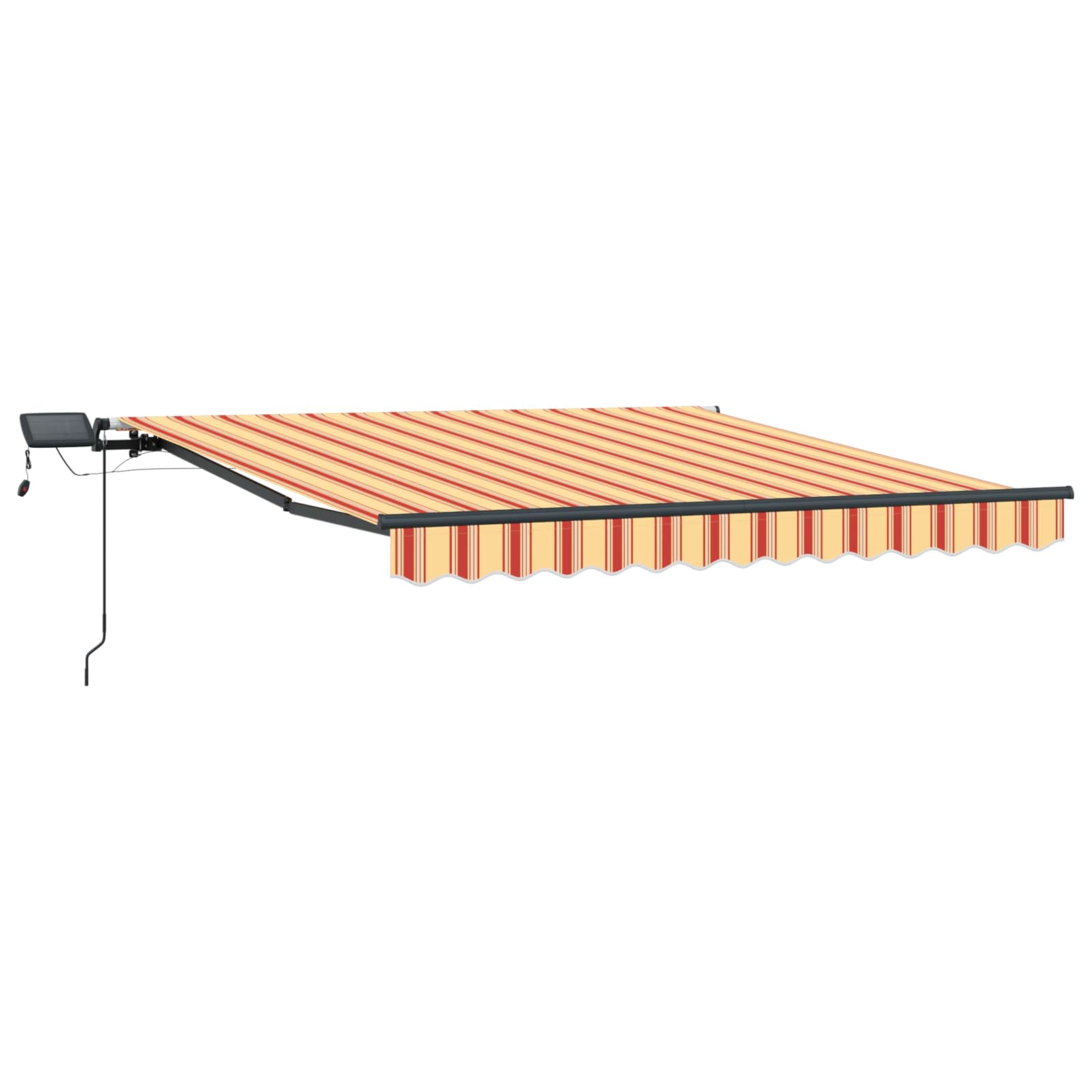 Udtrækkelig markise Gul og orange 300 x 250 cm
