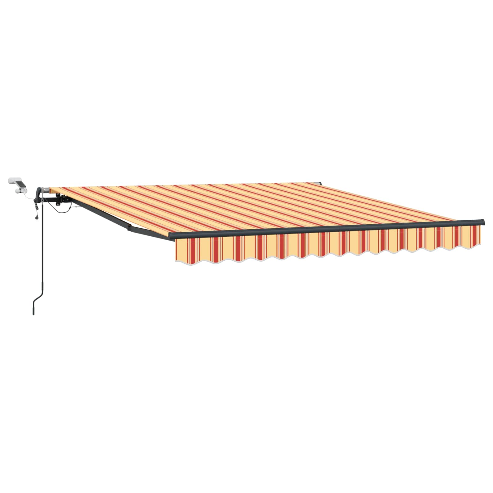 Markiseduge Gul og orange 300 x 250 cm Polyester