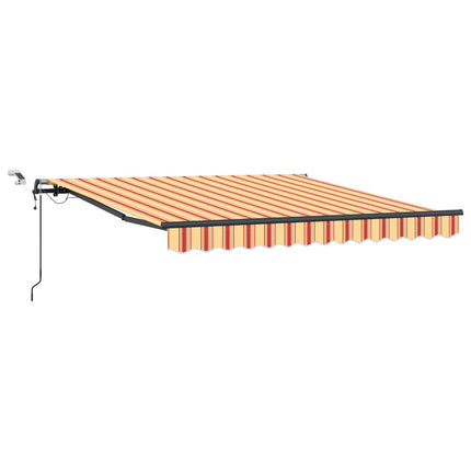 Udtrækkelig markise Gul og orange 300 x 250 cm Polyester
