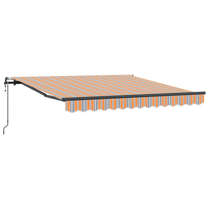 Udtrækkelig markise Flerfarvet 300 x 250 cm Stof og aluminium
