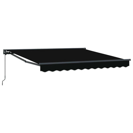 Markiseramme Sort 300 x 250 cm Polyester med PU belægning
