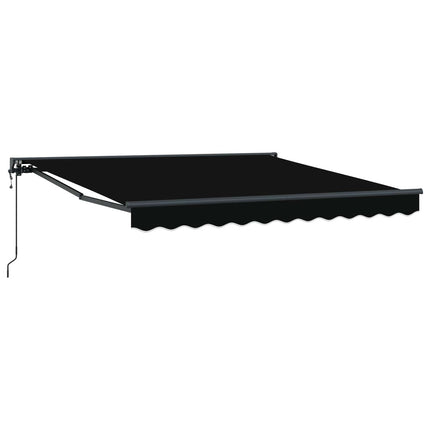 Markiseramme Sort 300 x 250 cm Polyester med PU belægning