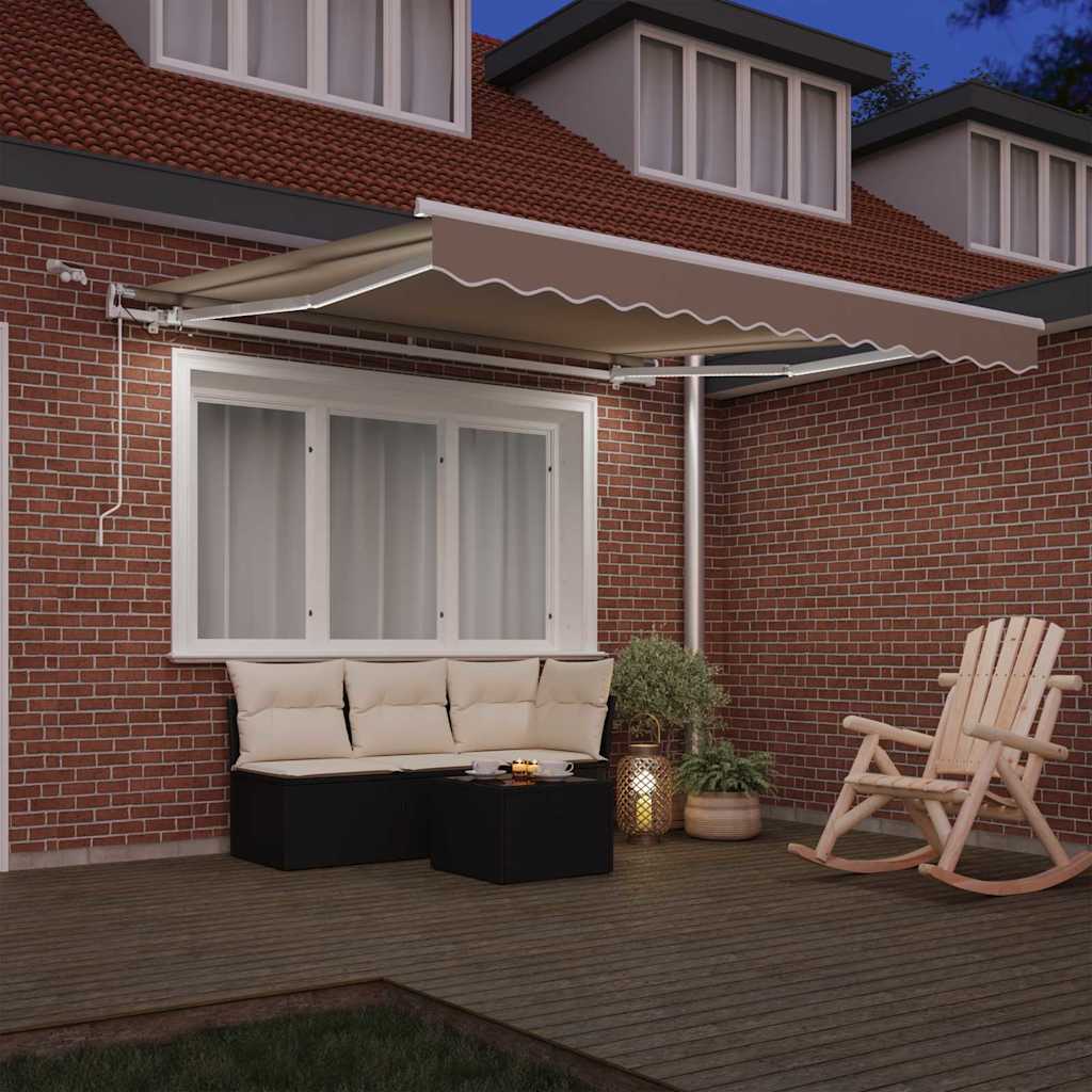Markiseduge Beige 300 x 250 cm Polyester
