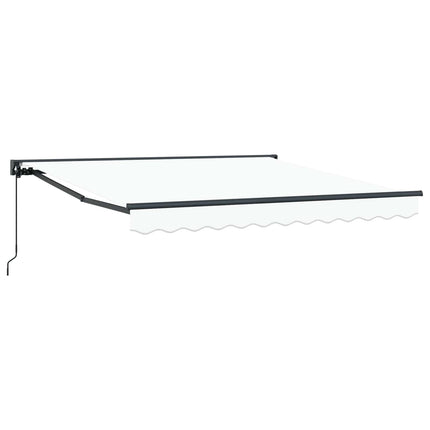 Markiseramme Hvid 300 x 250 cm Polyester med PU belægning
