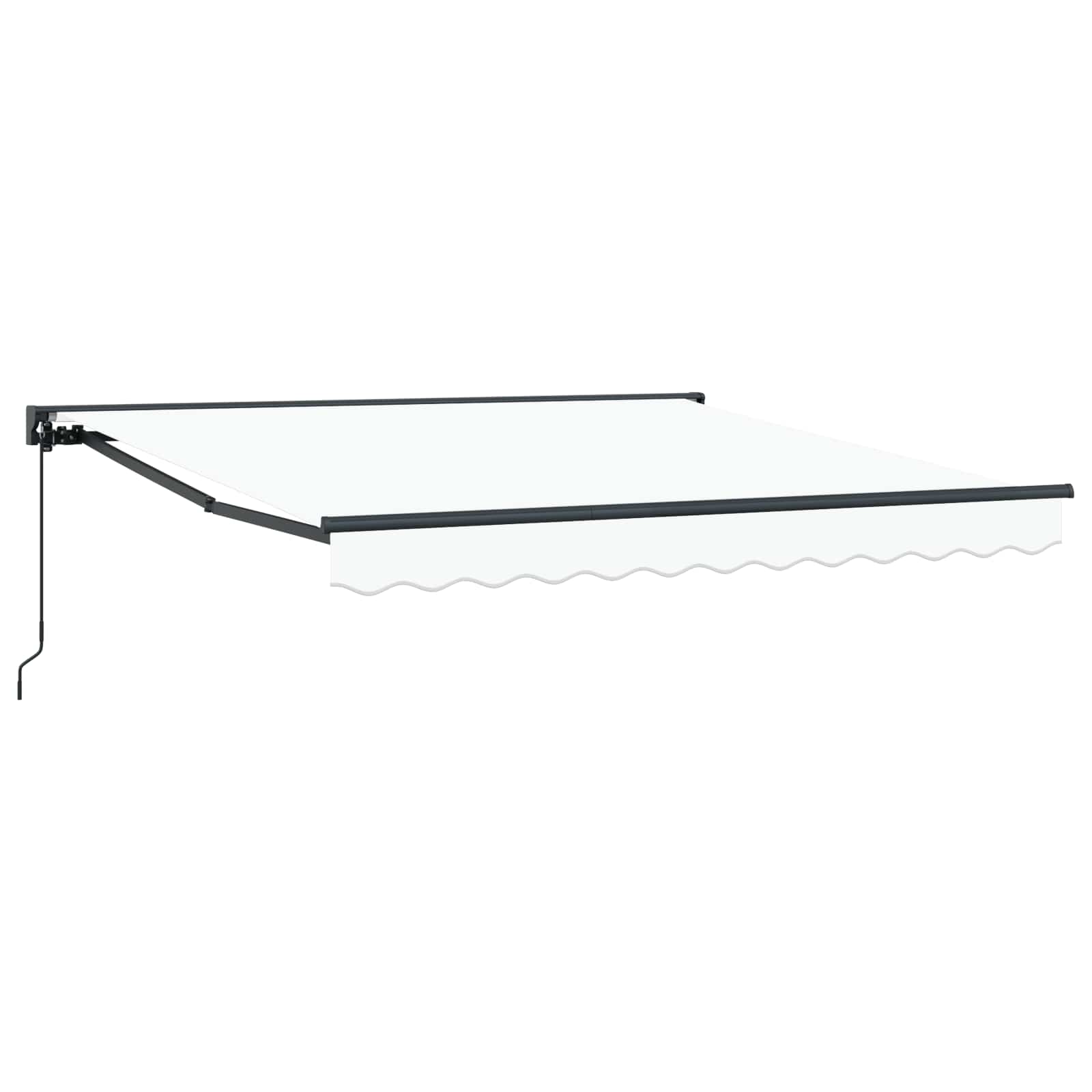 Markiseramme Hvid 300 x 250 cm Polyester med PU belægning