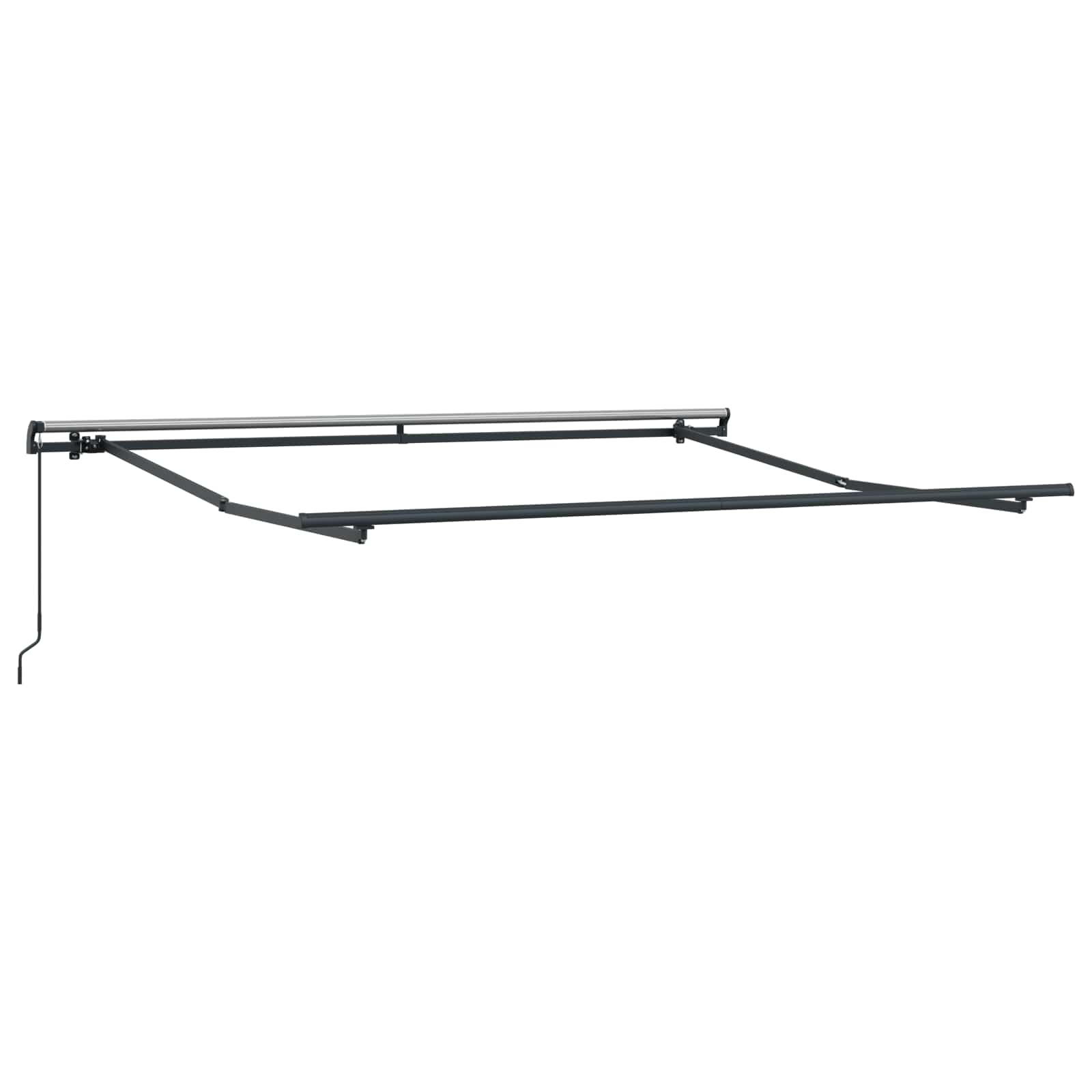 Utrækkelig Markise Rød 300 x 250 cm Polyester og Stål