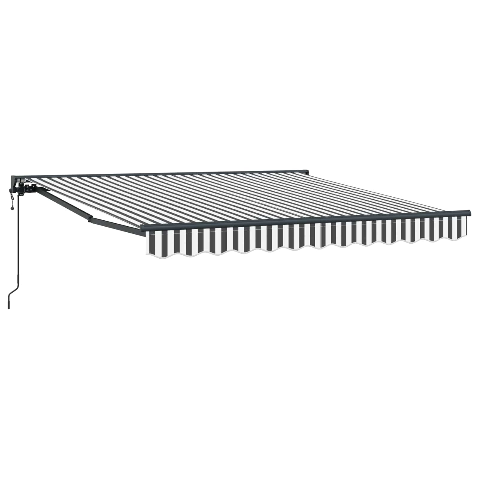 Markiseramme Anthracit og hvid 350 x 250 cm