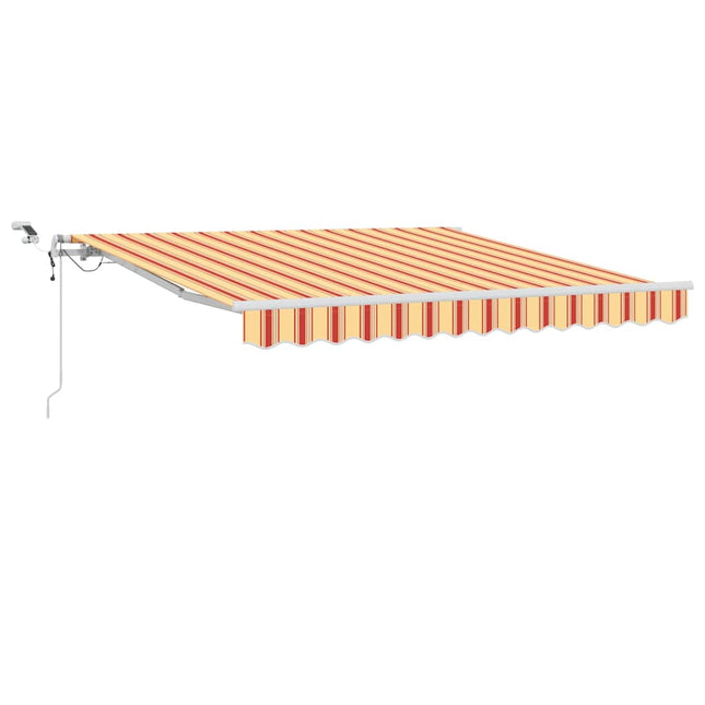 Markiseduge Gul og orange 350 x 250 cm Polyester