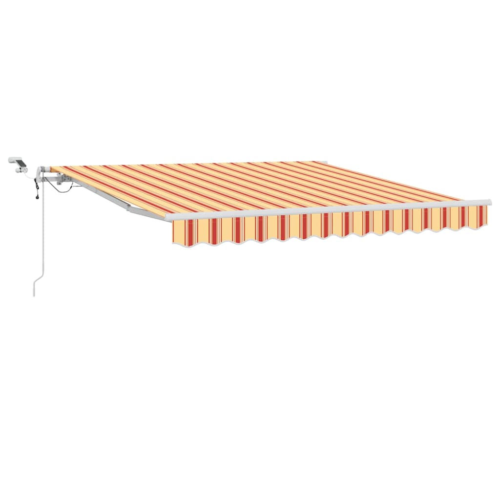 Markiseduge Gul og orange 350 x 250 cm Polyester