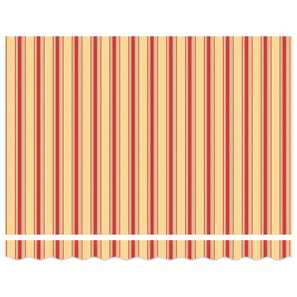 Markise Gul og orange 350 x 250 x 165 cm Polyester og metal