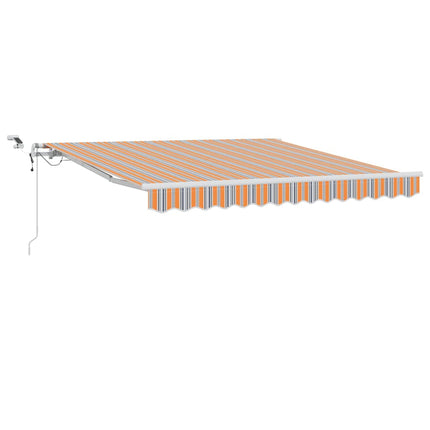 Udtrækkelig markise Flerfarvet 350 x 250 cm Polyester