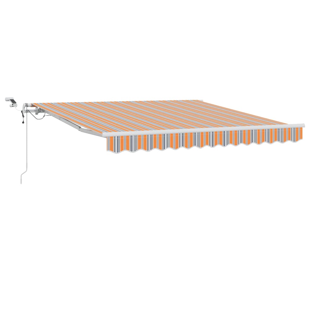 Utrækkelig Markise Flerfarvet 350 x 250 cm Polyester og metal