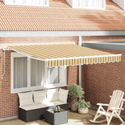 Utrækkelig Markise Flerfarvet 350 x 250 cm