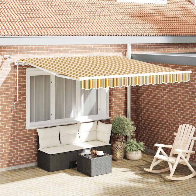 Markiseduge Flerfarvet 350 x 250 cm Polyester