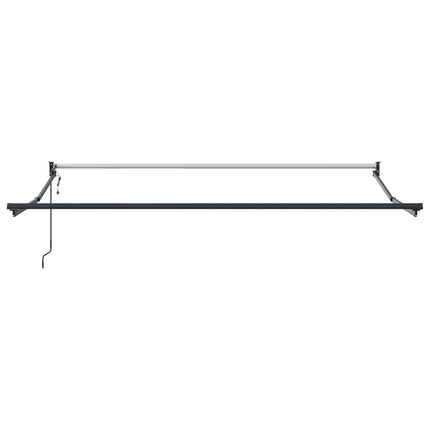 Udtrækkelig markise Flerfarvet 350 x 250 cm Polyester og metal