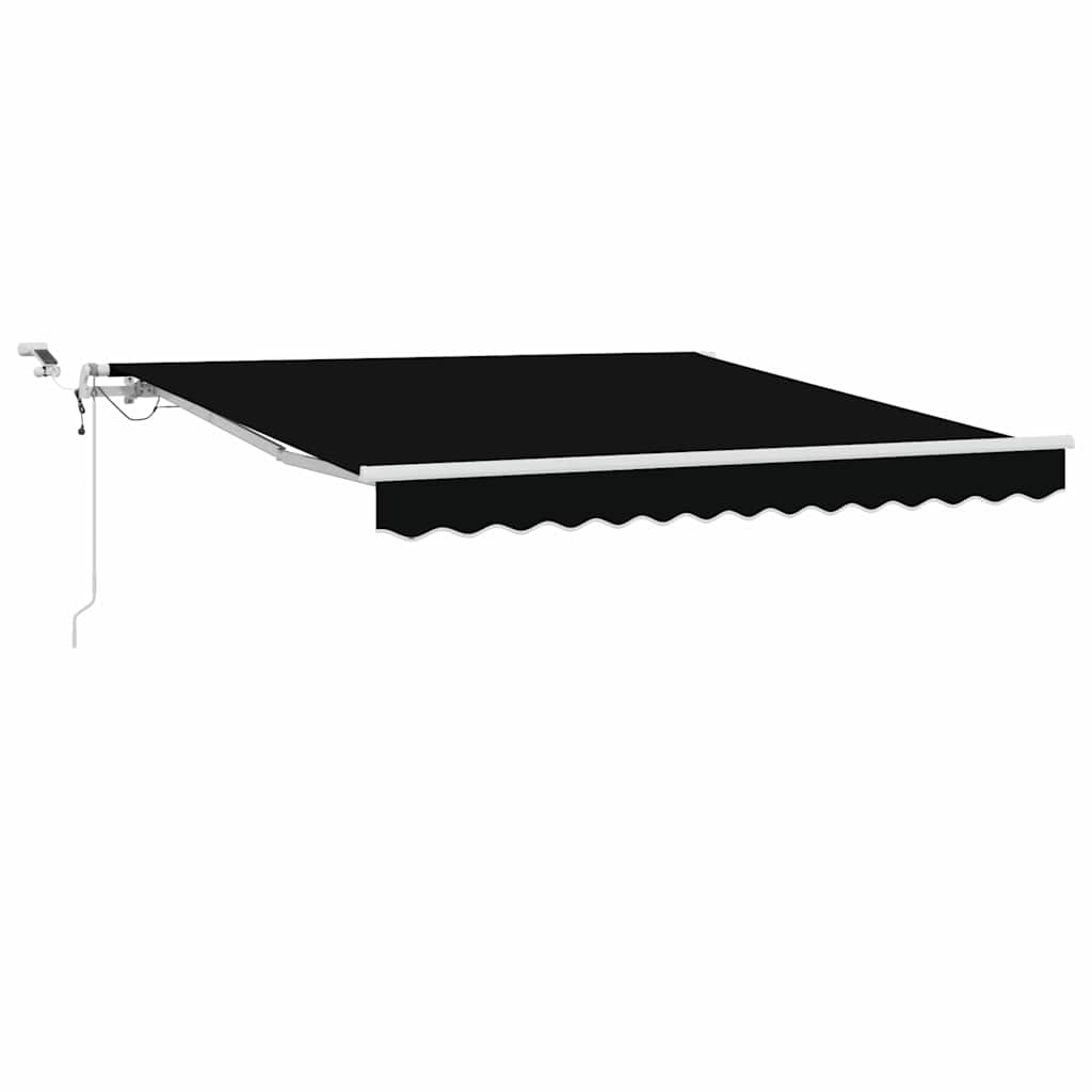 Markiseduge Sort 350 x 250 cm Polyester