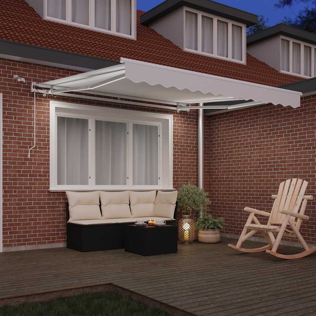 Markiseduge Hvid 350 x 250 cm Polyester