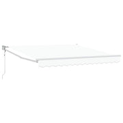 Markise Hvid 350 x 250 cm Polyester og metal