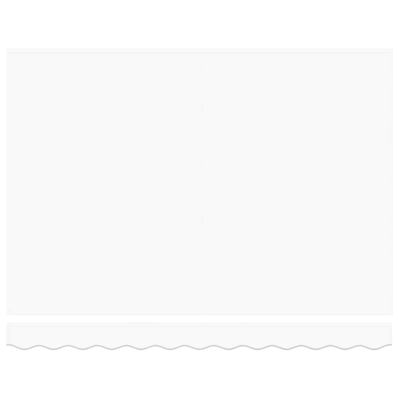 Utrækkelig Markise Hvid 350 x 250 cm Aluminium og stof