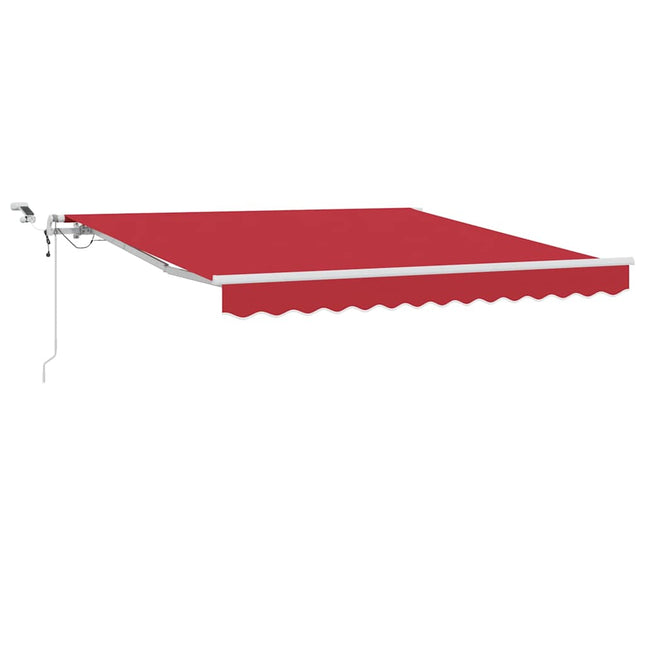 Markiseduge Rød 350 x 250 cm Polyester