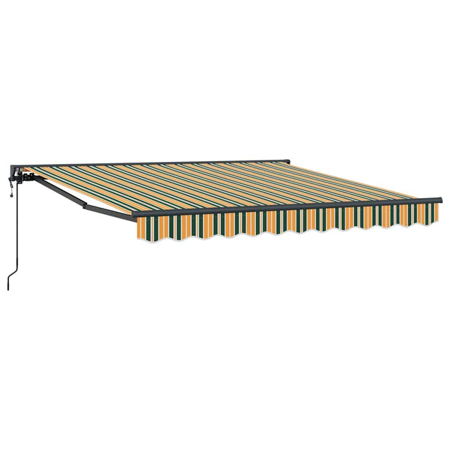 Markiseramme Grøn og Gul 350 x 250 cm