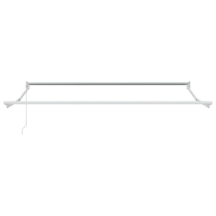 Udtrækkelig markise Grøn og Hvid 350 x 250 cm