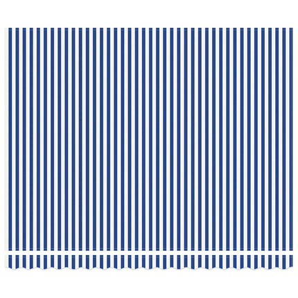 Udtrækkelig markise Blå og Hvid 400 × 300 cm
