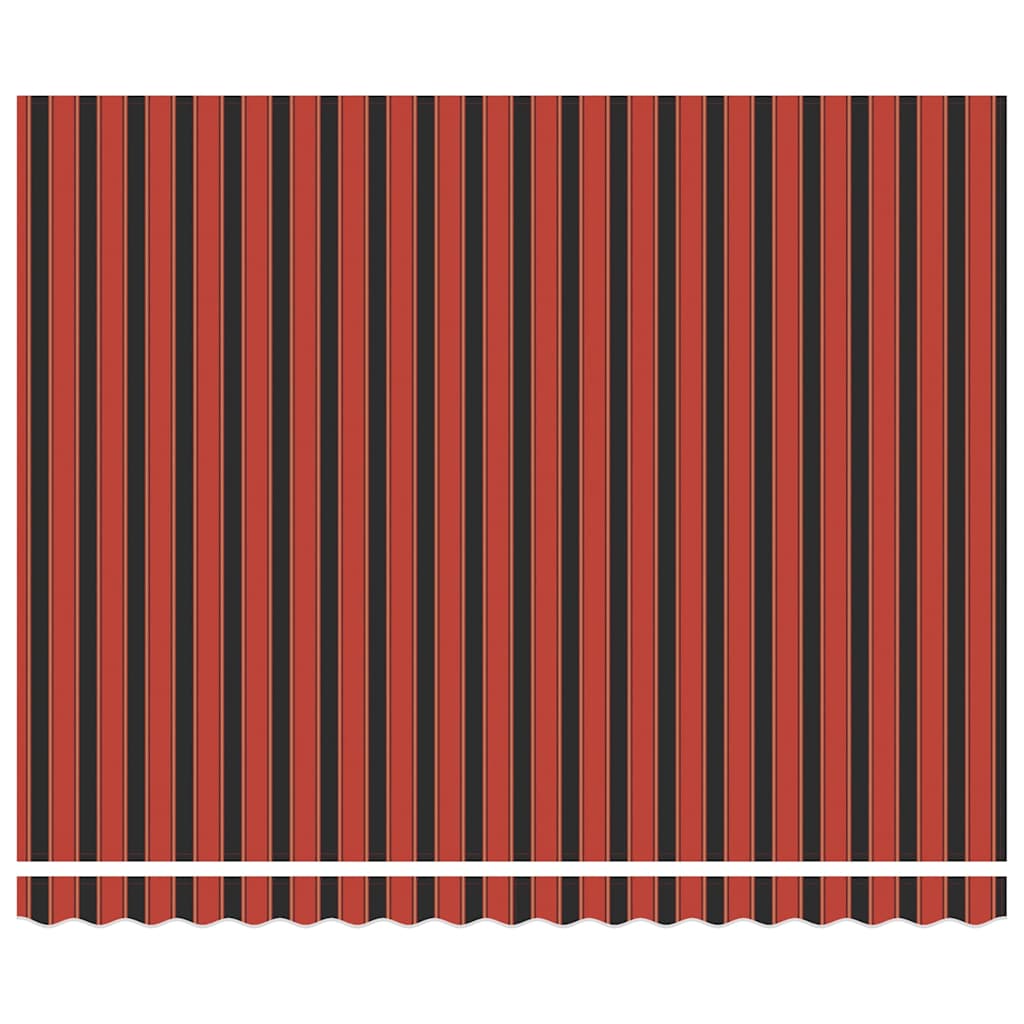 Markiseduge Orange og Brun 400 × 300 cm Polyester