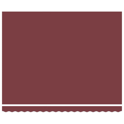 Markiseramme Bordeaux 400 × 300 cm Polyester med PU belægning