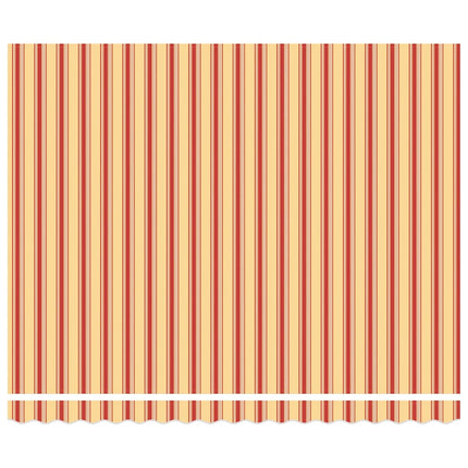 Udtrækkelig markise Gul og orange 400 × 300 cm