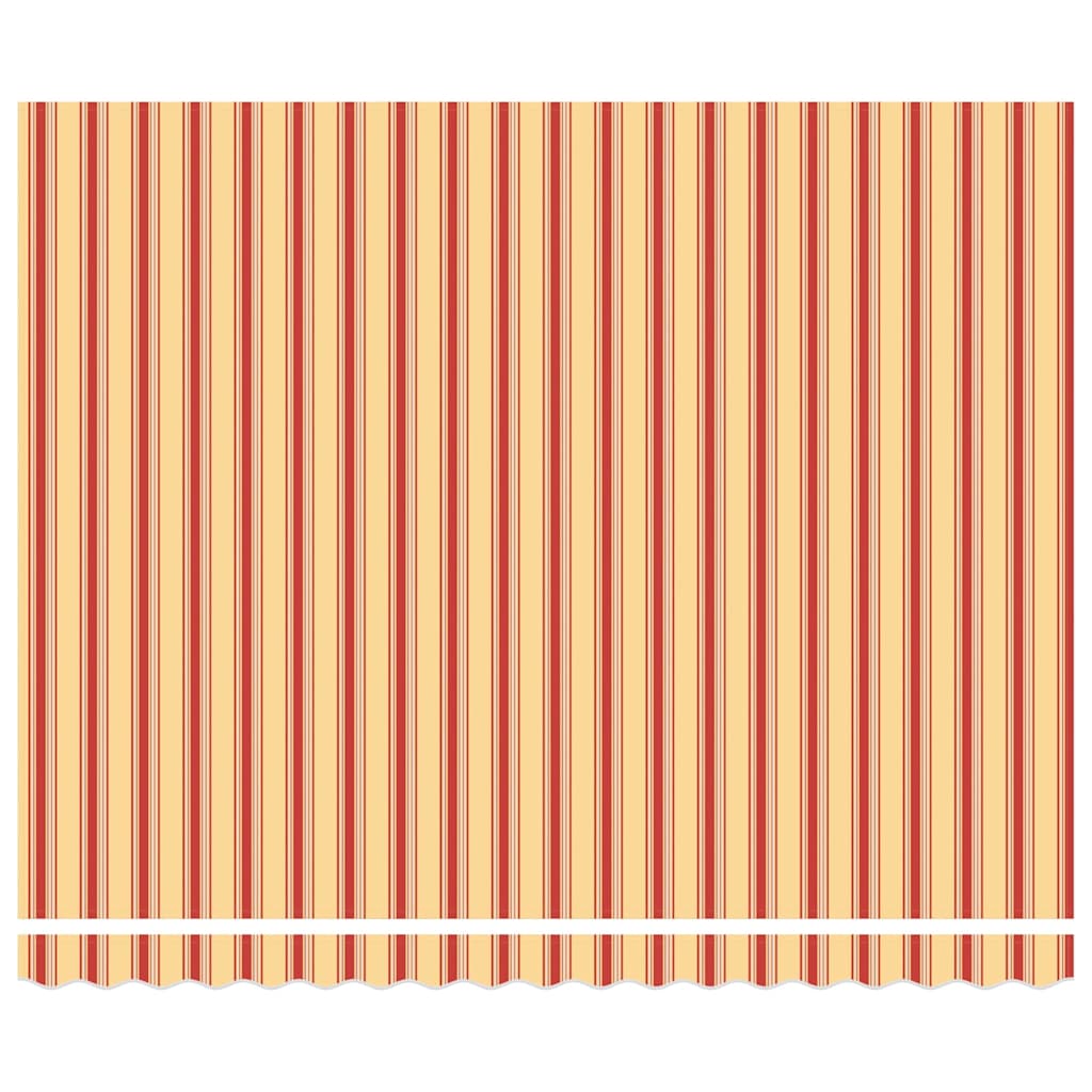 Markise Gul og orange 400 × 300 cm Polyester og metal