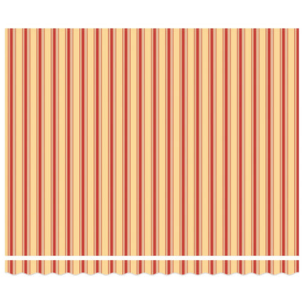 Markiseramme Flerfarvet 400 × 300 cm Polyester med PU belægning