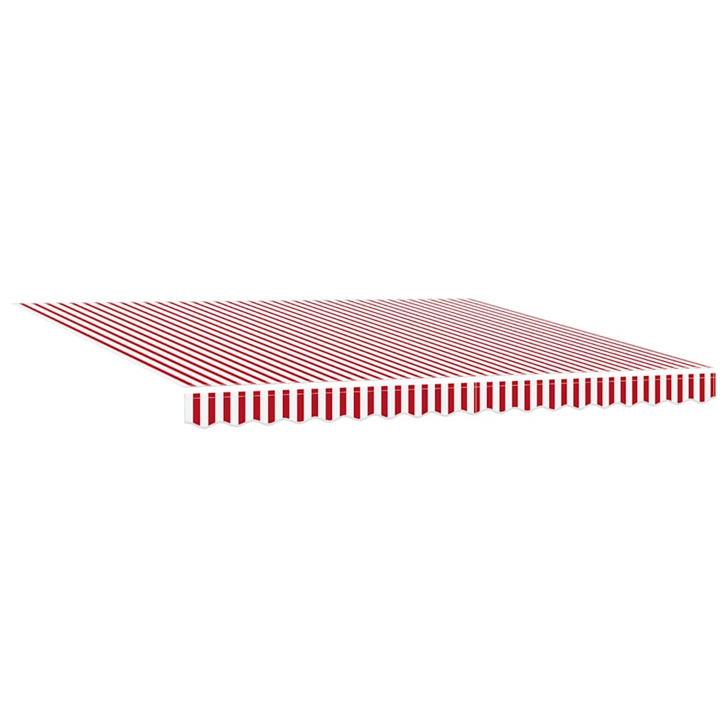 Udtrækkelig markise Rød og Hvid 400 × 300 cm