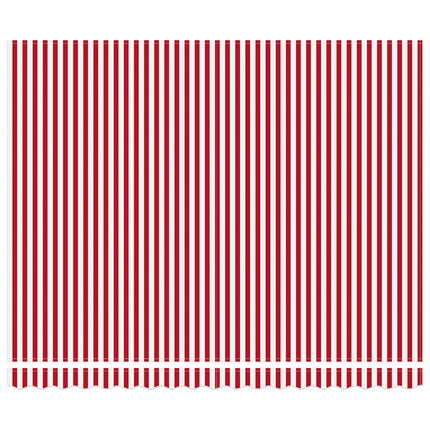 Markiseramme Rød og Hvid 400 × 300 cm