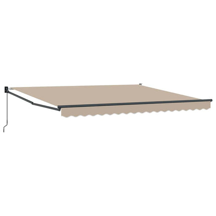 Udtrækkelig markise Beige 400 × 300 cm