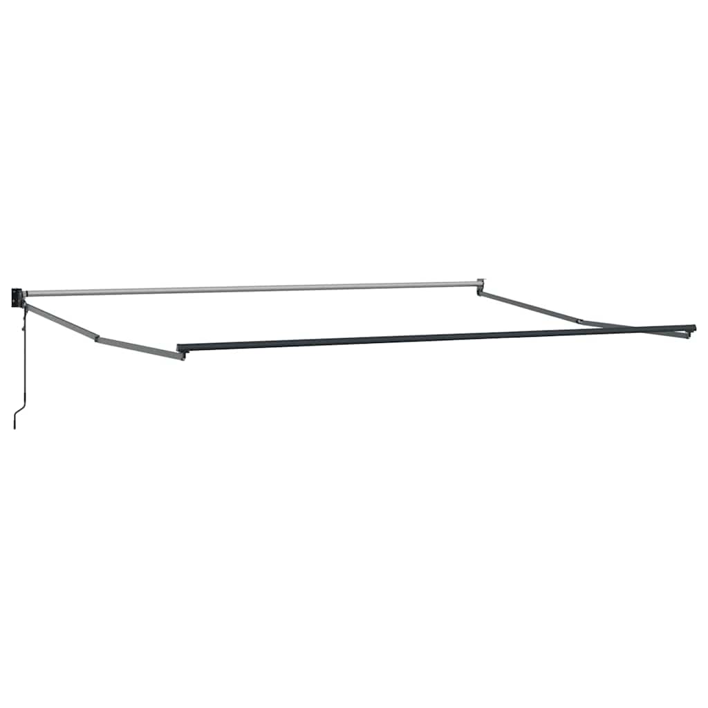 Markise Hvid 400 × 300 cm Polyester og metal