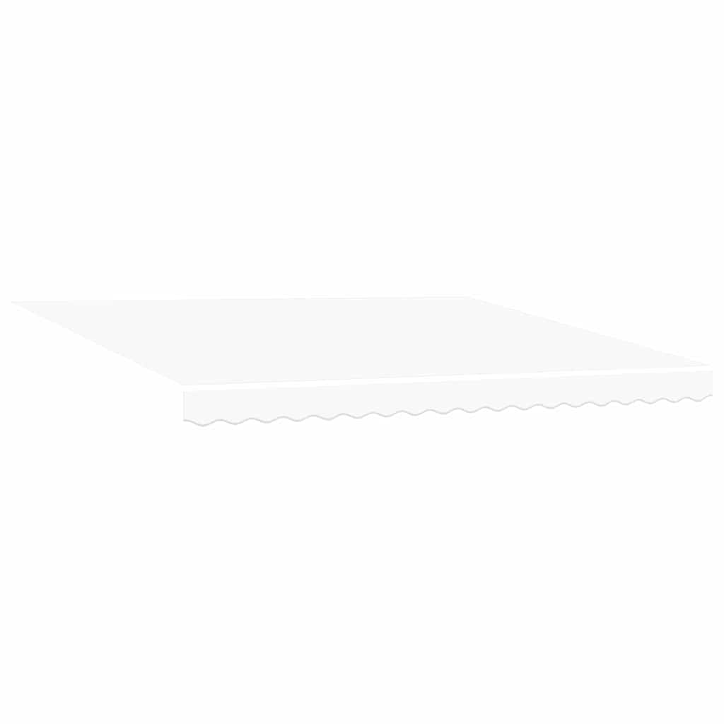Markiseramme Hvid 400 × 300 cm Polyester med PU belægning