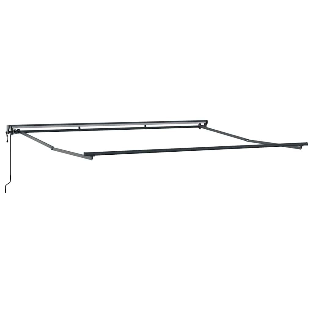 Markiseramme Hvid 400 × 300 cm Polyester med PU belægning