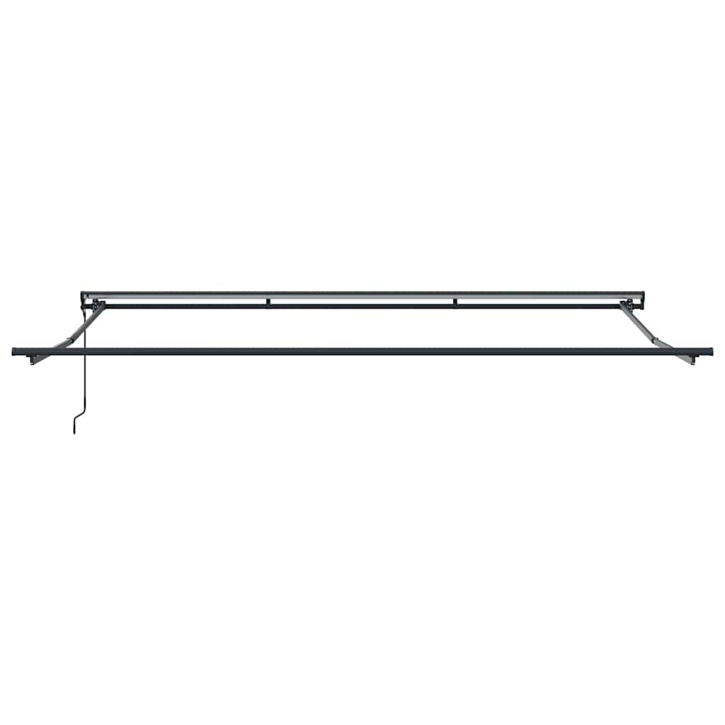 Markiseramme Hvid 400 × 300 cm Polyester med PU belægning