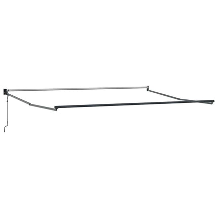 Udtrækkelig markise Rød 400 × 300 cm Polyester og metal