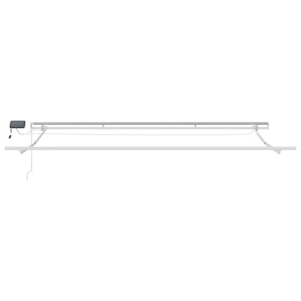 Udtrækkelig markise Flerfarvet 400 × 300 cm Stof og aluminium
