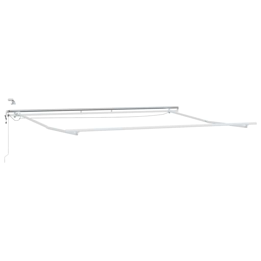 Utrækkelig Markise Flerfarvet 400 × 350 cm Polyester og metal