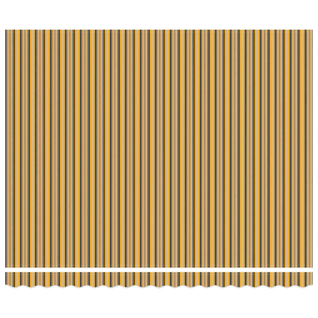 Utrækkelig Markise Flerfarvet 400 × 350 cm Polyester og metal