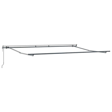 Udtrækkelig markise Flerfarvet 400 × 350 cm Stof og aluminium