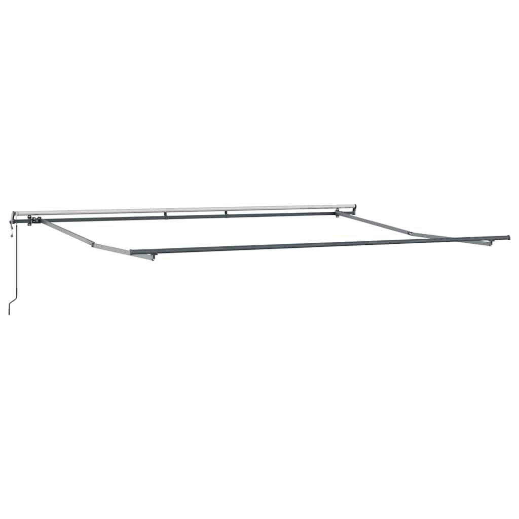 Utrækkelig Markise Flerfarvet 400 × 350 cm Stof og aluminium