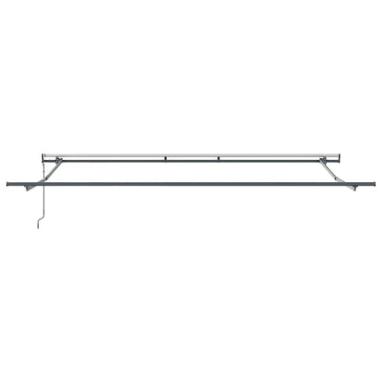 Udtrækkelig markise Flerfarvet 400 × 350 cm Stof og aluminium